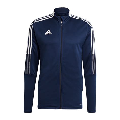 adidas trainingsjacke schwarz blau herren